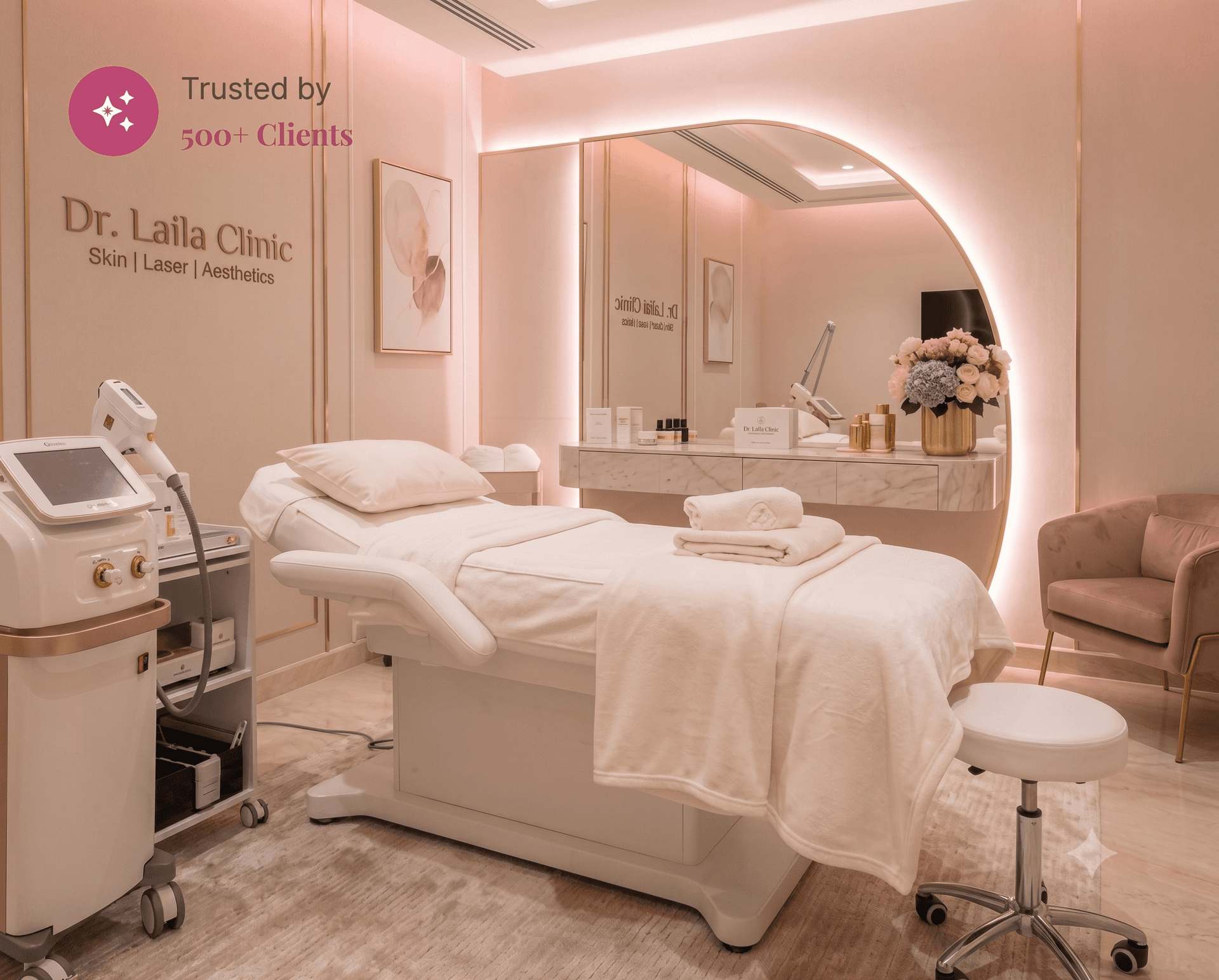 Premium clinic treatment room